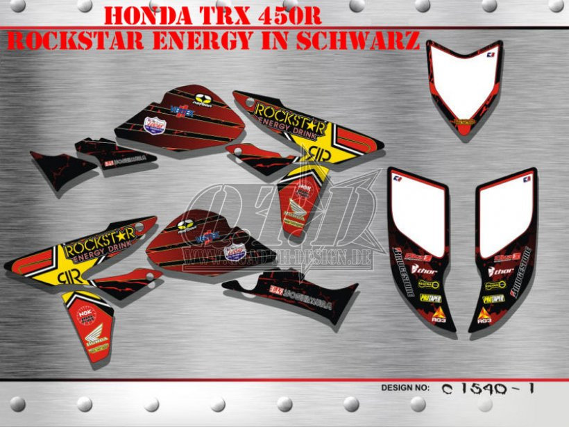 Honda trx450r rockstar graphics #4