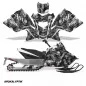 Preview: Apokalyptik Silber für Arctic Cat ZR 200 Schneemobil 2018-2024