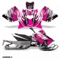 Preview: Carbon-X Pink für Arctic Cat ZR 200 Schneemobil 2018-2024