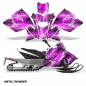 Preview: Metal Thunder Pink für Arctic Cat ZR 200 Schneemobil 2018-2024