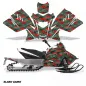 Preview: Slash Camo Rot für Arctic Cat ZR 200 Schneemobil 2018-2024