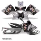 Preview: T-Bomber Schwarz für Arctic Cat ZR 200 Schneemobil 2018-2024