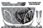 Preview: SilverStar Silverhaze - Reloaded Hintergrund = Silber, Designfarbe = Schwarz für Arctic-Cat Prowler XP/HD 09-15