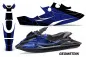 Preview: Geometrik Hintergrund = Schwarz, Designfarbe = Blau für CAN-AM Sea Doo GSX Sitdown 1996-1999
