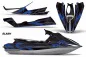 Preview: Slash Background = Black, Design color = Blue for CAN-AM Sea Doo GTS Sitdown 1992-1997