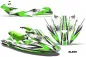 Preview: Slash Hintergrund = Weiß, Designfarbe = Grün für CAN-AM Sea Doo GTX Siege Avant Sitdown 1996-1999
