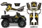 Preview: Meltdown Background = Black, Design color = Yellow for CAN-AM Outlander MAX 500/650/800 2006-2012