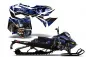 Preview: Mad Hatter Hintergrund = Blau, Designfarbe = Schwarz für CAN-AM Ski Doo Rev XM Summit Sled 2013-2016