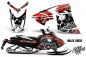 Preview: Killer Circus Background = Silver, Design color = Red for CAN-AM Ski Doo Rev XR/GSX/MXZ Sled 2009-2015