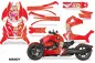 Preview: Mandy Hintergrund = Rot, Designfarbe = Pink für CAN-AM Ryker Rally up 2022+