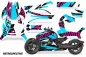 Preview: Retrospective Hintergrund = Pink, Designfarbe = Teal Blau für CAN-AM Ryker Rally up 2022+
