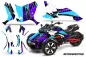 Preview: Retrospective Hintergrund = Lila, Designfarbe = Teal Blau für CAN-AM Spyder F3/F3-S