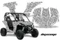 Preview: Digicamo Weiß für CAN-AM Maverick 1000 X/RS/R/XDS Turbo 2013-2016
