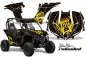 Preview: SilverStar - Reloaded Hintergrund = Schwarz, Designfarbe = Gelb für CAN-AM Maverick 1000 X/RS/R/XDS Turbo 2013-2016