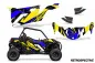 Preview: Retrospective Hintergrund = Blau, Designfarbe = Gelb für CAN-AM BRP Maverick Sport 2 Türer ab 2019+