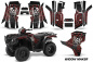 Preview: Widow Maker Background = Black, Design color = Red for Honda Fourtrax TRX 500 Foreman 2014-2019