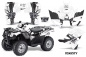 Preview: Toxicity Background = White, Design color = Black for Honda Rancher/Rancher AT 2007-2013