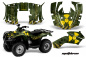 Preview: Meltdown Background = Green, Design color = Yellow for Honda Recon ES Fourtrax 2005-2018
