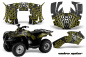 Preview: Widow Maker Background = Black, Design color = Yellow for Honda Recon ES Fourtrax 2005-2018