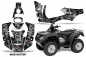 Preview: Mad Hatter Background = Black, Design color = Silver for Honda Rincon/TRX 680 2006-2018