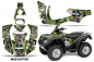 Preview: Mad Hatter Background = Green, Design color = Silver for Honda Rincon/TRX 680 2006-2018