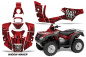 Preview: Widow Maker Background = Red, Design color = Black for Honda Rincon/TRX 680 2006-2018