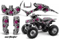 Preview: Northstar Background = Silver, Design color = Pink for Honda TRX 300EX 1993-2006