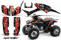 Preview: Mad Hatter Background = Black, Design color = Red for Honda TRX 300EX 1993-2006