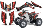 Preview: Mad Hatter Background = Black, Design color = Red for Honda TRX 300EX 2007-2013