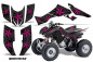 Preview: Northstar Background = Black, Design color = Pink for Honda TRX 300EX 2007-2013