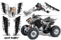 Preview: Mad Hatter Background = White, Design color = Black for Honda TRX 300EX 2007-2013