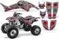 Preview: Brittany Background = White, Design color = Red for Honda TRX 400EX 1999-2007