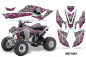 Preview: Brittany Background = White, Design color = Pink for Honda TRX 400EX 2008-2016