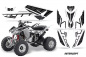 Preview: Intercept Background = White, Design color = Black for Honda TRX 400EX 2008-2016