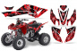 Preview: Northstar Background = Red, Design color = Red for Honda TRX 400EX 2008-2016