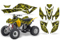 Preview: Skulls N Hammers Yellow for Honda TRX 400EX 2008-2016