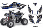 Preview: Toxicity Background = Black, Design color = Blue for Honda TRX 400EX 2008-2016