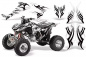 Preview: Tribe Background = White, Design color = Black for Honda TRX 450R 2004-2016
