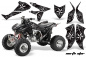 Preview: Northstar Background = Black, Design color = White for Honda TRX 450R 2004-2016