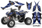 Preview: Mad Hatter Background = Black, Design color = Blue for Honda TRX 450R 2004-2016