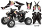 Preview: Mandy Background = Black, Design color = Pink for Honda TRX 450R 2004-2016
