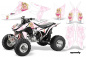 Preview: Mandy Background = White, Design color = Pink for Honda TRX 450R 2004-2016