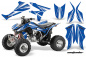Preview: Contender Background = Blue, Design color = White for Honda TRX 450R 2004-2016