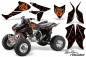 Preview: SilverStar- Reloaded Background = Black, Design color = Orange for Honda TRX 450R 2004-2016
