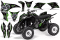 Preview: Toxicity Background = Black, Design color = Green for Honda TRX 700xx 2008-2015