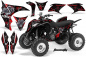 Preview: Toxicity Background = Black, Design color = Red for Honda TRX 700xx 2008-2015