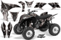 Preview: Mad Hatter Background = Silver, Design color = Black for Honda TRX 700xx 2008-2015