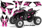 Preview: Tribal Flame Background = Black, Design color = Pink for Honda TRX 700xx 2008-2015