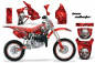 Preview: Bone Collector Rot mit Nummernfeldern für Honda CR80 1996-2002