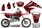 Preview: Skulls N Hammers Rot mit Nummernfeldern für Honda CR85 2003-2007